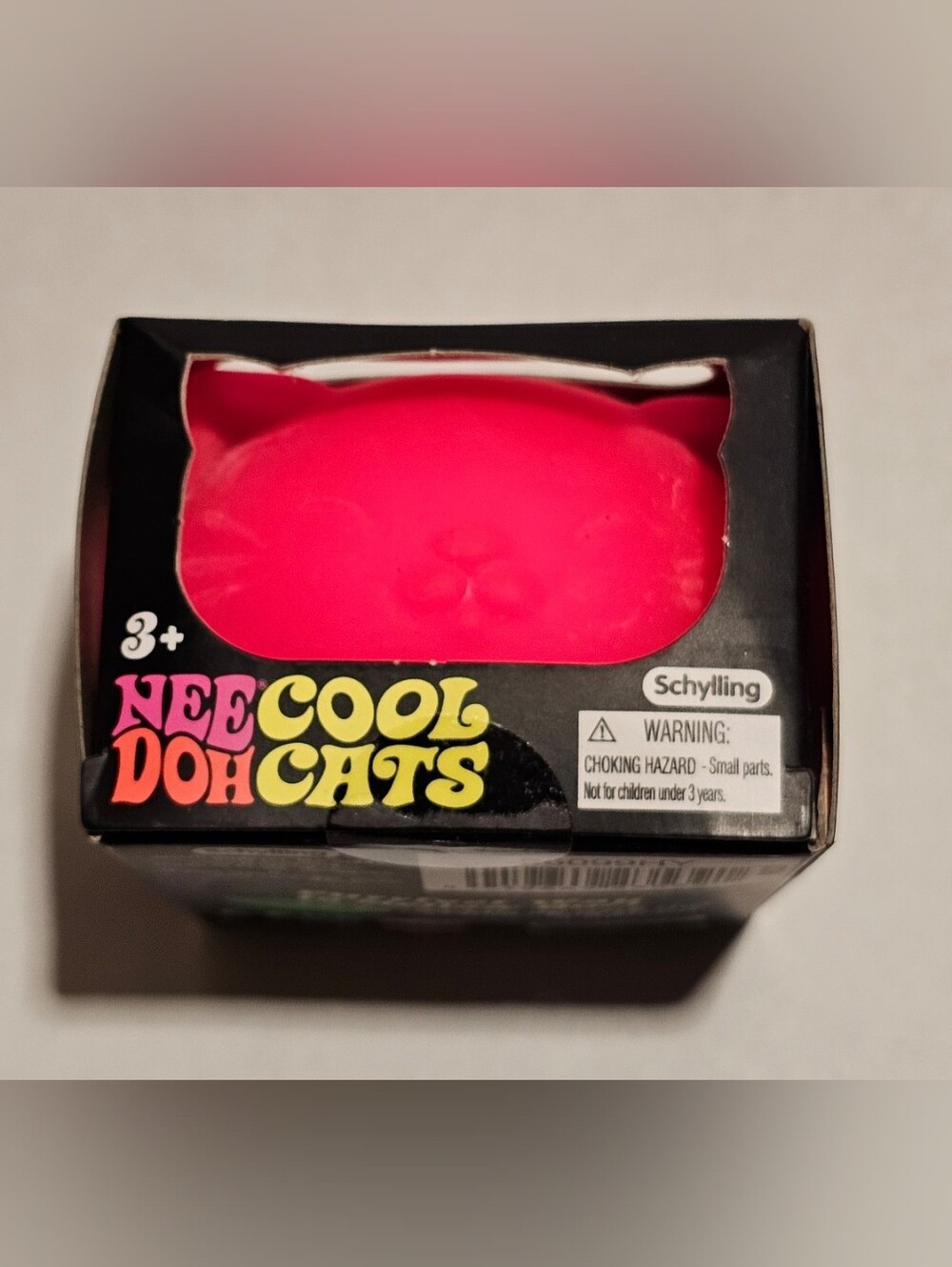 NeeDoh Cool Cats Hot Pink New in Box Seeled. One Of The Better Offers Here.
